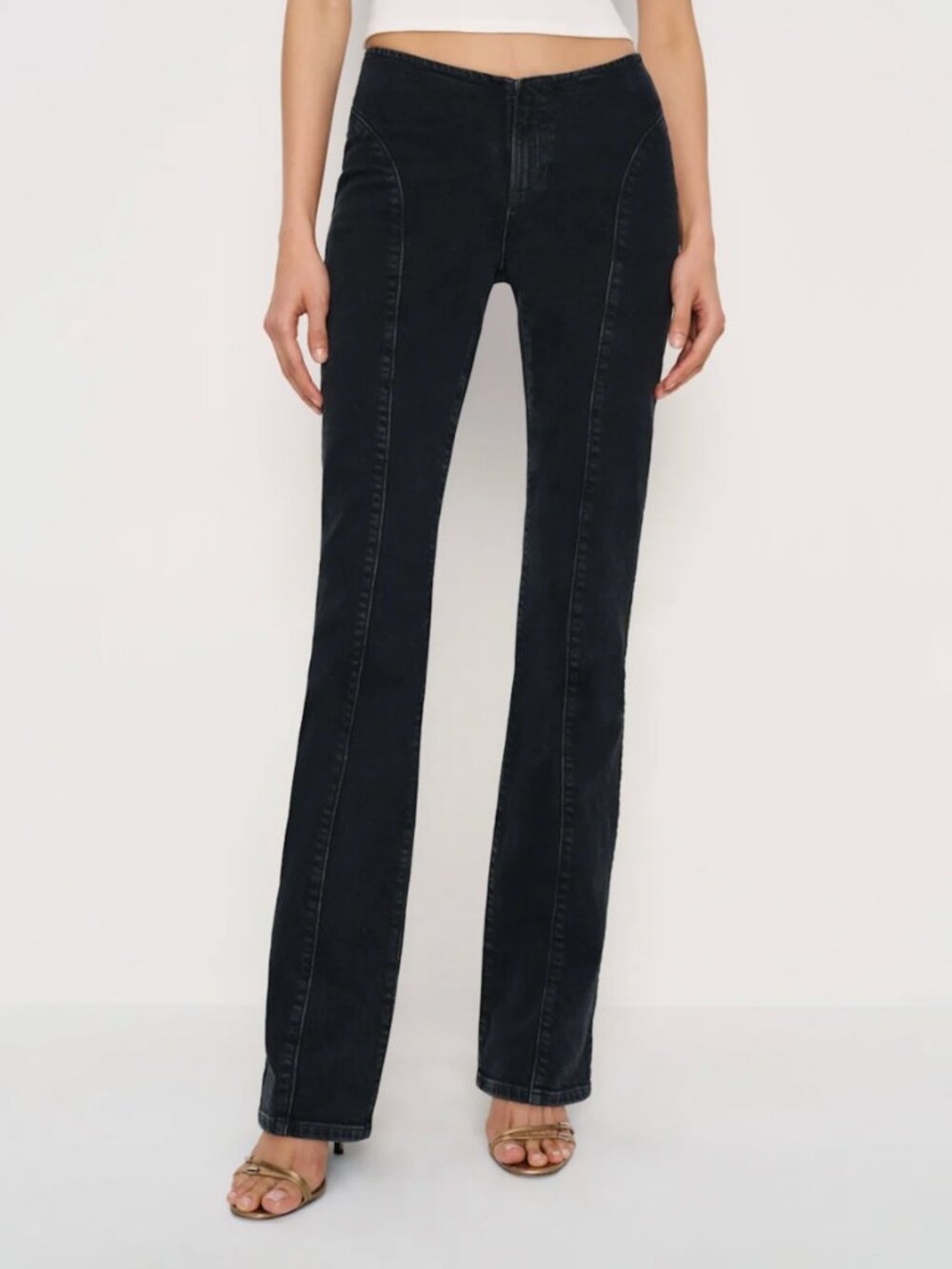 Elora Super Stretch Low Rise Bootcut Jeans - Picture 3 of 7